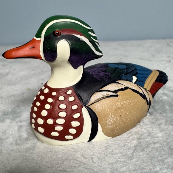 Pair of Vintage Avon 1984 Wood Duck Figure Collector Duck Series – Hand Painted - Picture 12 of 15